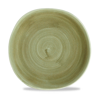 Churchill Servies Horeca Kwaliteit Stonecast Patina Burnished Green Round Trace Bord 26.4cm Churchill Servies Horeca Kwaliteit Stonecast Patina Burnished Green Round Trace Bord 26.4cm