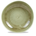 Churchill Servies Horeca Kwaliteit Stonecast Patina Burnished Green Round Trace Bord 28.6cm