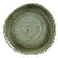 Churchill Servies Horeca Kwaliteit Stonecast Patina Burnished Green Round Trace Bord 21cm