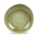 Churchill Stonecast Patina Burnished Green Round Trace Bowl 25.3cm