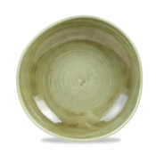 Churchill Churchill Stonecast Patina Burnished Green Round Trace Bowl 25.3cm