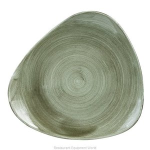 Churchill Servies Horeca Kwaliteit Stonecast Patina Burnished Green Lotus Bord 22.9cm