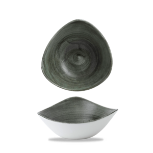 Churchill Servies Horeca Kwaliteit Stonecast Patina Burnished Green Lotus Bowl 37cl