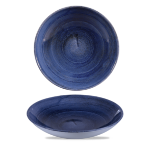 Churchill Servies Horeca Kwaliteit Stonecast Patina Cobalt Blue Evolve Coupe Bowl 24.8cm