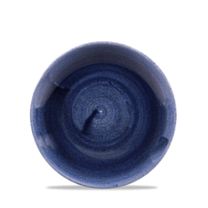 Churchill Servies Horeca Kwaliteit Stonecast Patina Cobalt Blue Evolve Coupe Bord 16.5cm