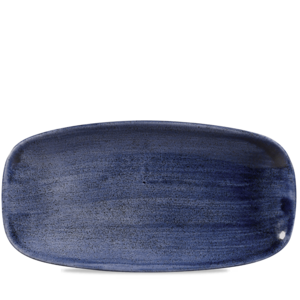 Churchill Servies Horeca Kwaliteit Stonecast Patina Cobalt Blue Chefs Oblong Bord 29.8x15.3cm