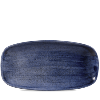 Churchill Servies Horeca Kwaliteit Stonecast Patina Cobalt Blue Chefs Oblong Bord 29.8x15.3cm Churchill Servies Horeca Kwaliteit Stonecast Patina Cobalt Blue Chefs Oblong Bord 29.8x15.3cm