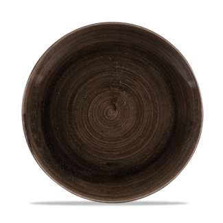 Churchill Servies Horeca Kwaliteit Stonecast Patina Iron Black Evolve Coupe Bord 26cm
