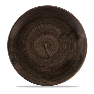 Churchill Servies Horeca Kwaliteit Stonecast Patina Iron Black Evolve Coupe Bord 28.8cm