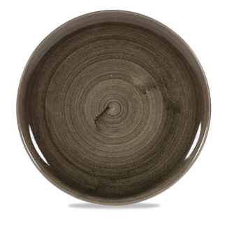 Churchill Servies Horeca Kwaliteit Stonecast Patina Iron Black Coupe Evolve Bord 32.4cm