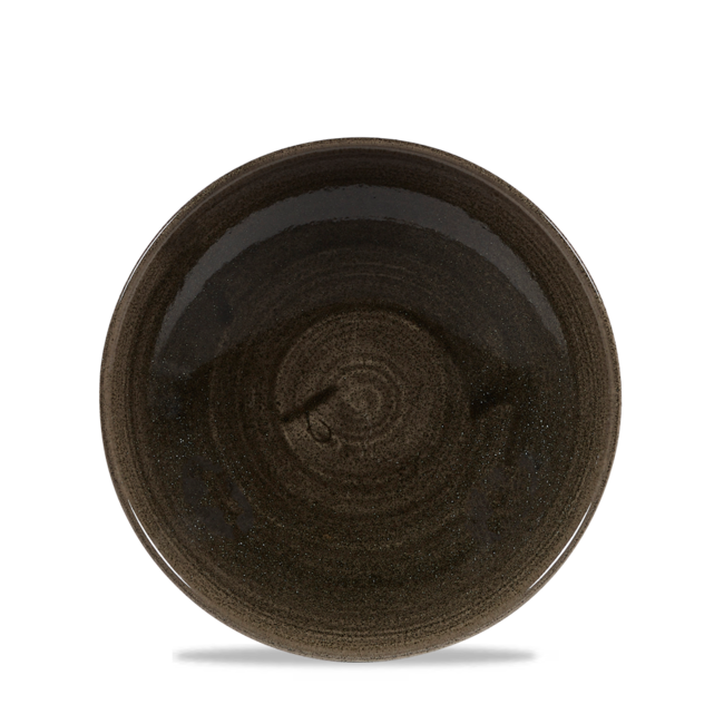 Churchill Servies Horeca Kwaliteit Stonecast Patina Iron Black Evolve Coupe Bowl 18cm 12/box