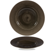 Churchill Churchill Stonecast Patina Iron Black Profile Wide Rim Bowl Large 28cm