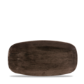Churchill Stonecast Patina Iron Black Chefs Oblong Bord 29.8x15.3cm