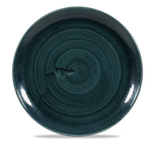 Churchill Servies Horeca Kwaliteit Stonecast Patina Rustic Teal Evolve Coupe Bord 28.8cm