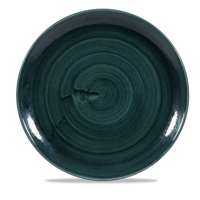 Churchill Servies Horeca Kwaliteit Stonecast Patina Rustic Teal Evolve Coupe Plate 29cm 12/bo