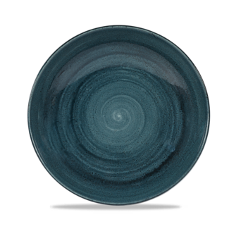 Churchill Servies Horeca Kwaliteit Stonecast Patina Rustic Teal Evolve Coupe Bowl 24.8cm