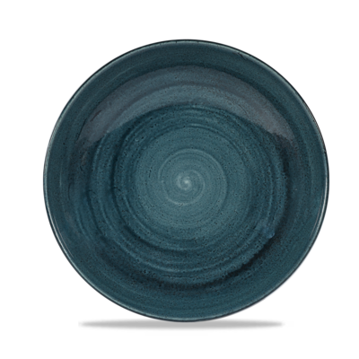 Churchill Churchill Stonecast Patina Rustic Teal Evolve Coupe Bowl 24.8cm