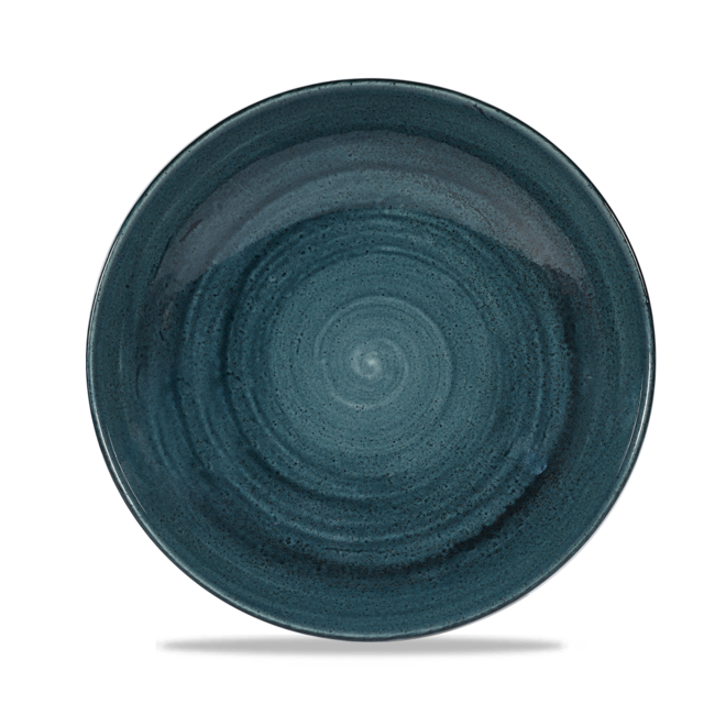 Churchill Servies Horeca Kwaliteit Stonecast Patina Rustic Teal Evolve Coupe Bowl 25cm 12/box