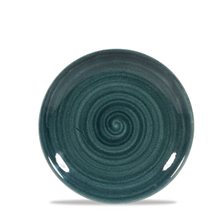 Churchill Servies Horeca Kwaliteit Stonecast Patina Rustic Teal Evolve Coupe Bord 16.5cm Churchill Servies Horeca Kwaliteit Stonecast Patina Rustic Teal Evolve Coupe Bord 16.5cm