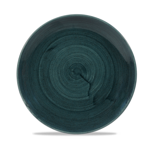 Churchill Servies Horeca Kwaliteit Stonecast Patina Rustic Teal Evolve Coupe Bord 21.7cm