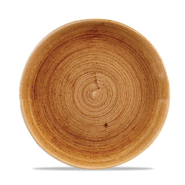 Churchill Servies Horeca Kwaliteit Stonecast Patina Vintage Copper Evolve Coupe Bord 21.7cm