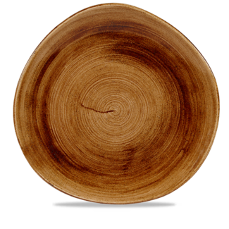 Churchill Servies Horeca Kwaliteit Stonecast Patina Vintage Copper Round Trace Bord 28.6cm