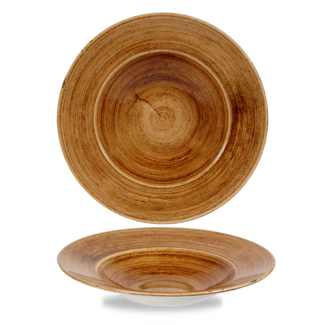 Churchill Servies Horeca Kwaliteit Stonecast Patina Vintage Copper Profile Wide Rim Bowl Large