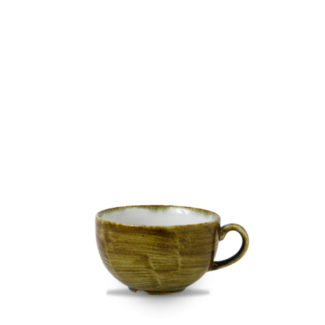 Churchill Servies Horeca Kwaliteit Stonecast Plume Green Cappuccino Cup 34cl
