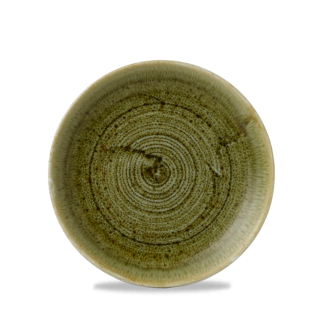 Churchill Servies Horeca Kwaliteit Stonecast Plume Green Evolve Coupe Bord 16.5cm