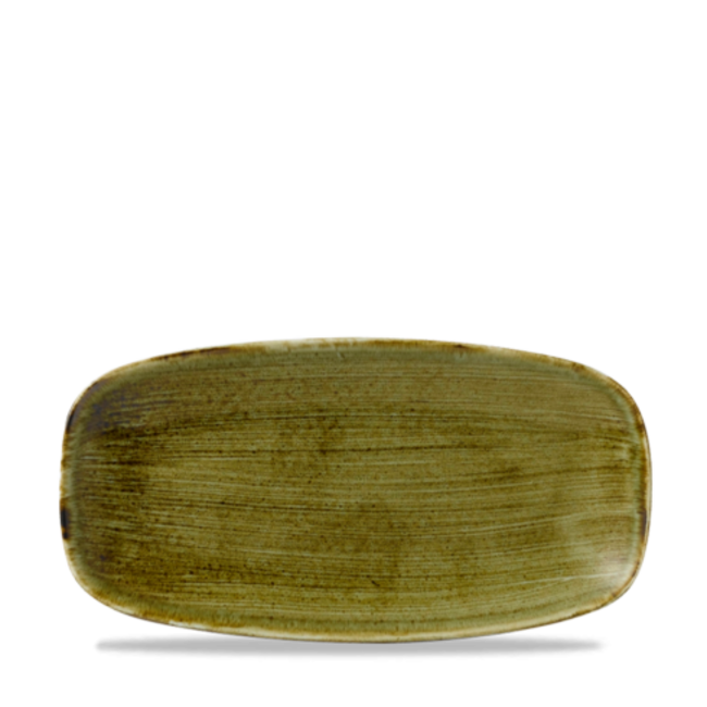 Churchill Servies Horeca Kwaliteit Plume Green Chefs Oblong Plate29.8x15.3cm 12/box
