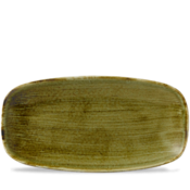 Churchill Churchill Stonecast Plume Olive Chefs Oblong Bord 35.5x18.9cm