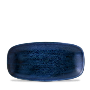 Churchill Servies Horeca Kwaliteit Stonecast Plume Ultramarine Chefs Oblong Bord 29.8x15.3cm