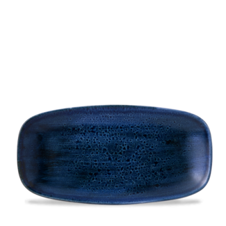 Churchill Servies Horeca Kwaliteit Stonecast Plume Ultramarine Chefs Oblong Bord 29.8x15.3cm Churchill Servies Horeca Kwaliteit Stonecast Plume Ultramarine Chefs Oblong Bord 29.8x15.3cm
