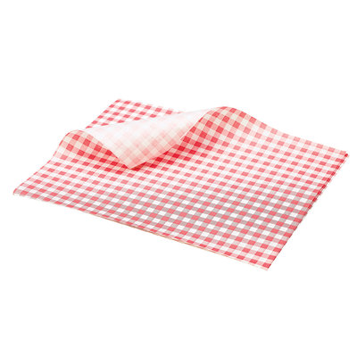 Non Food Company Vetvrij papier rood geblokt 25 x 20 cm 1000st