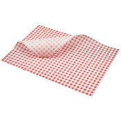 Non Food Company Vetvrij papier rood geblokt 35 x 25 cm 1000st