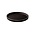 Q Raw Design Bristol zwart tweezijdig bord 17cm opstaande rand