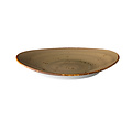 Q Authentic Servies Horeca Kwaliteit Ovaal bord reactive sand 17,1 x 14,8 cm