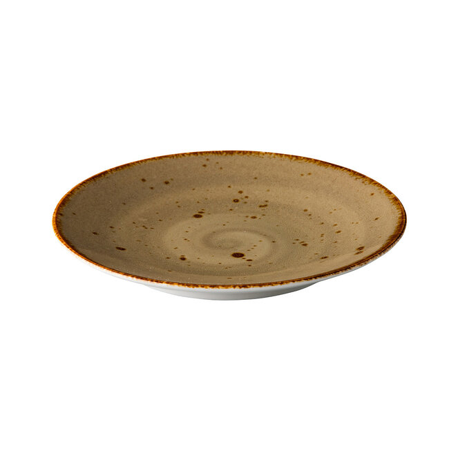 Q Authentic Servies Horeca Kwaliteit Coupe bord reactive sand 15,5 cm