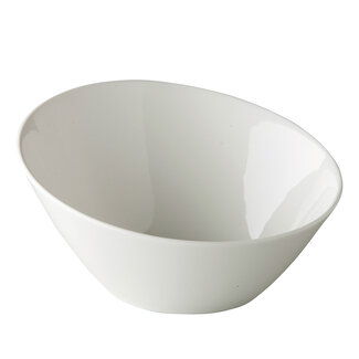 Q Fine China QFC schuine saladekom 25 cm