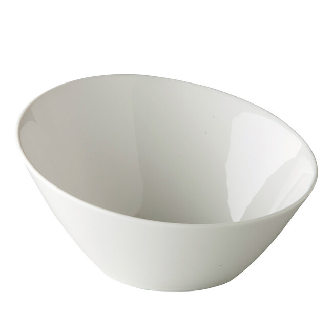 Q Fine China QFC schuine saladekom 25 cm