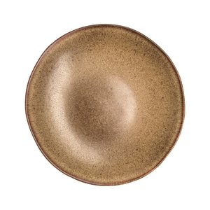 Q Authentic Servies Horeca Kwaliteit Q Authentic Stone Brown coupebord diep 26,5 cm