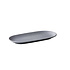 Q Authentic Tinto ovale serveerbord mat grijs 30 x 15 cm