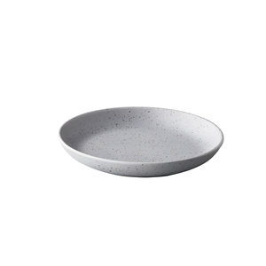 Q Authentic Servies Horeca Kwaliteit Tinto diep rond bord mat grijs 26,5 cm