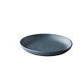 Q Authentic Tinto diep rond bord mat donkergrijs 26,5 cm