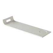 Q Fine China QFC rechth. bord met handvat/uitsparing 38x12,5cm