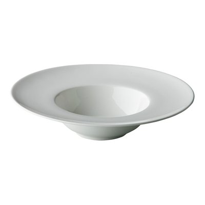 Q Fine China QFC diep bord met brede rand 27,5 cm