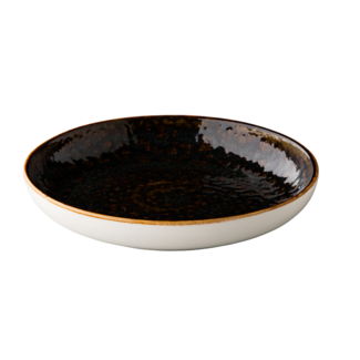 Q Authentic Servies Horeca Kwaliteit Jersey diep rond bord bruin 26,5 cm