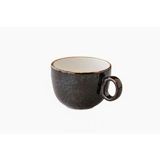 Q Authentic Servies Horeca Kwaliteit Jersey latte koffiekop stapelbaar bruin 350 ml