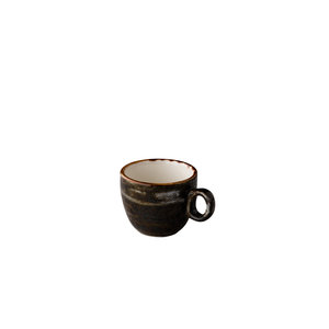 Q Authentic Jersey espresso kop stapelbaar bruin 80 ml