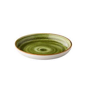 Q Authentic Servies Horeca Kwaliteit Jersey diep rond bord groen 23,5 cm